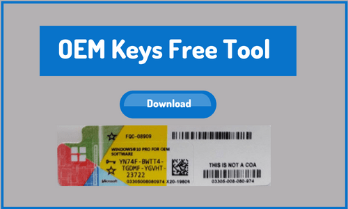 download tool for Oem keys